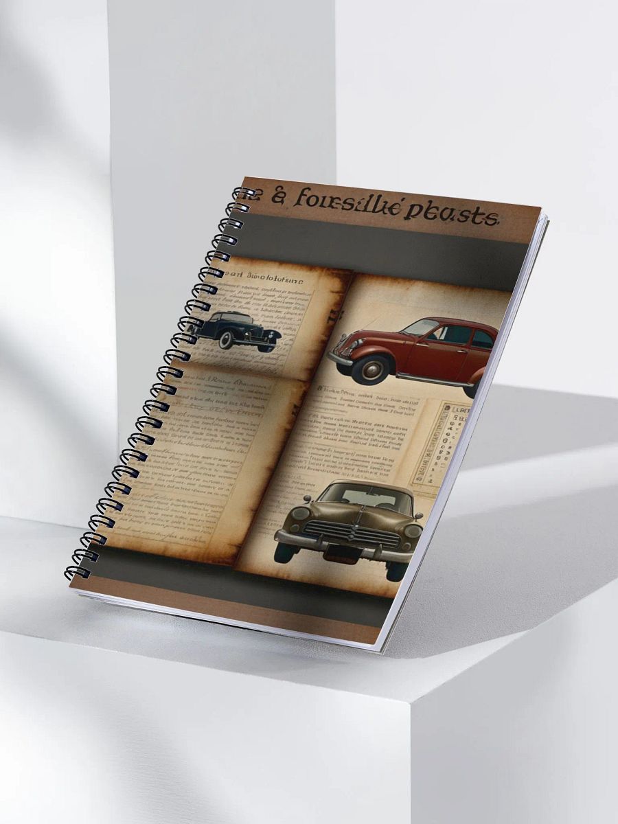 Vintage Car Memories Spiral Notebook product image (3)