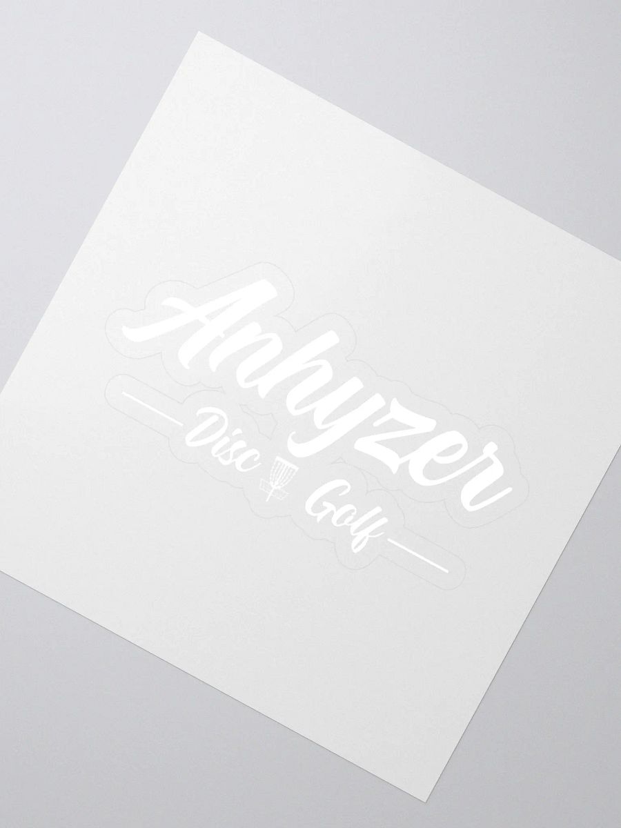 Anhyzer Disc Golf Die Cut Sticker product image (2)
