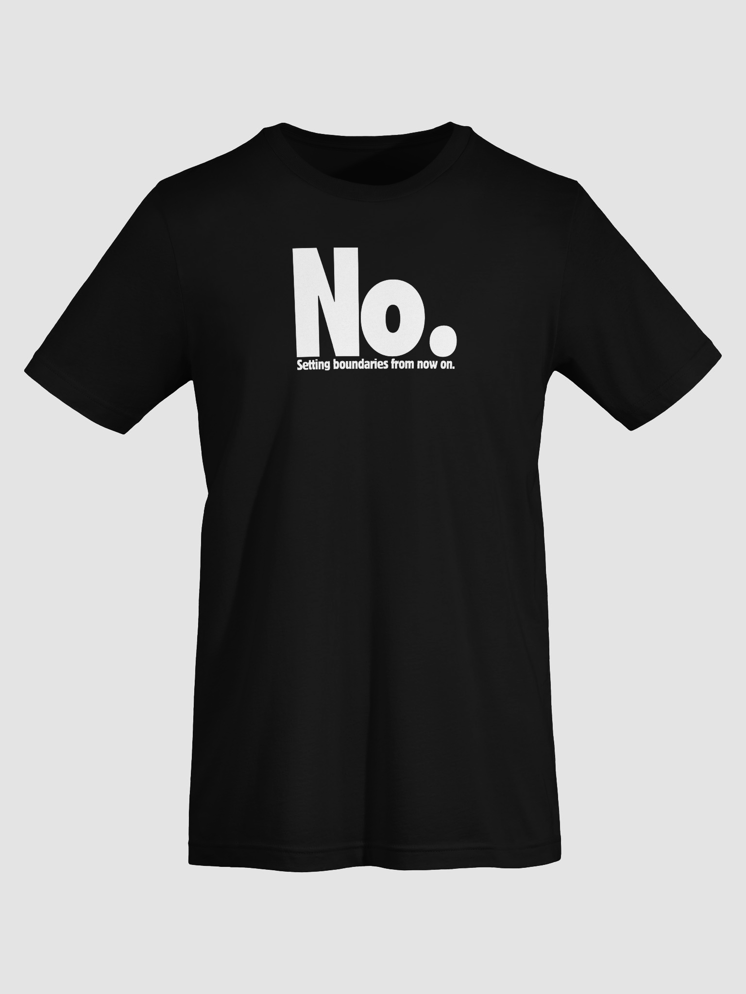 Setting Boundaries T-Shirt - White Text product image (7)