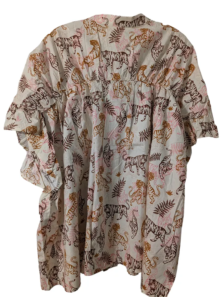 M Tiger Ruffle Sleeve Top product image (2)