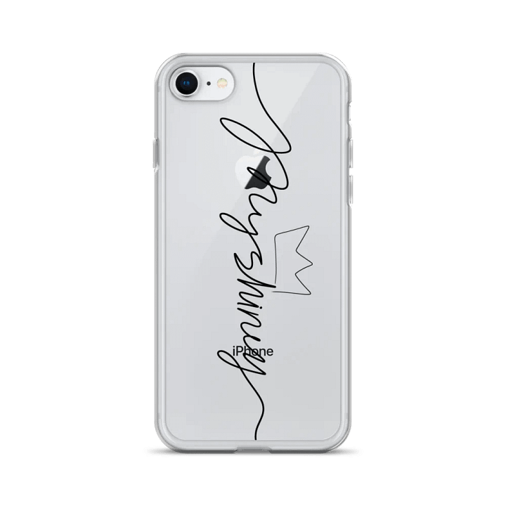 MySHINEy Clear iPhone Case (Black Ver.) product image (1)