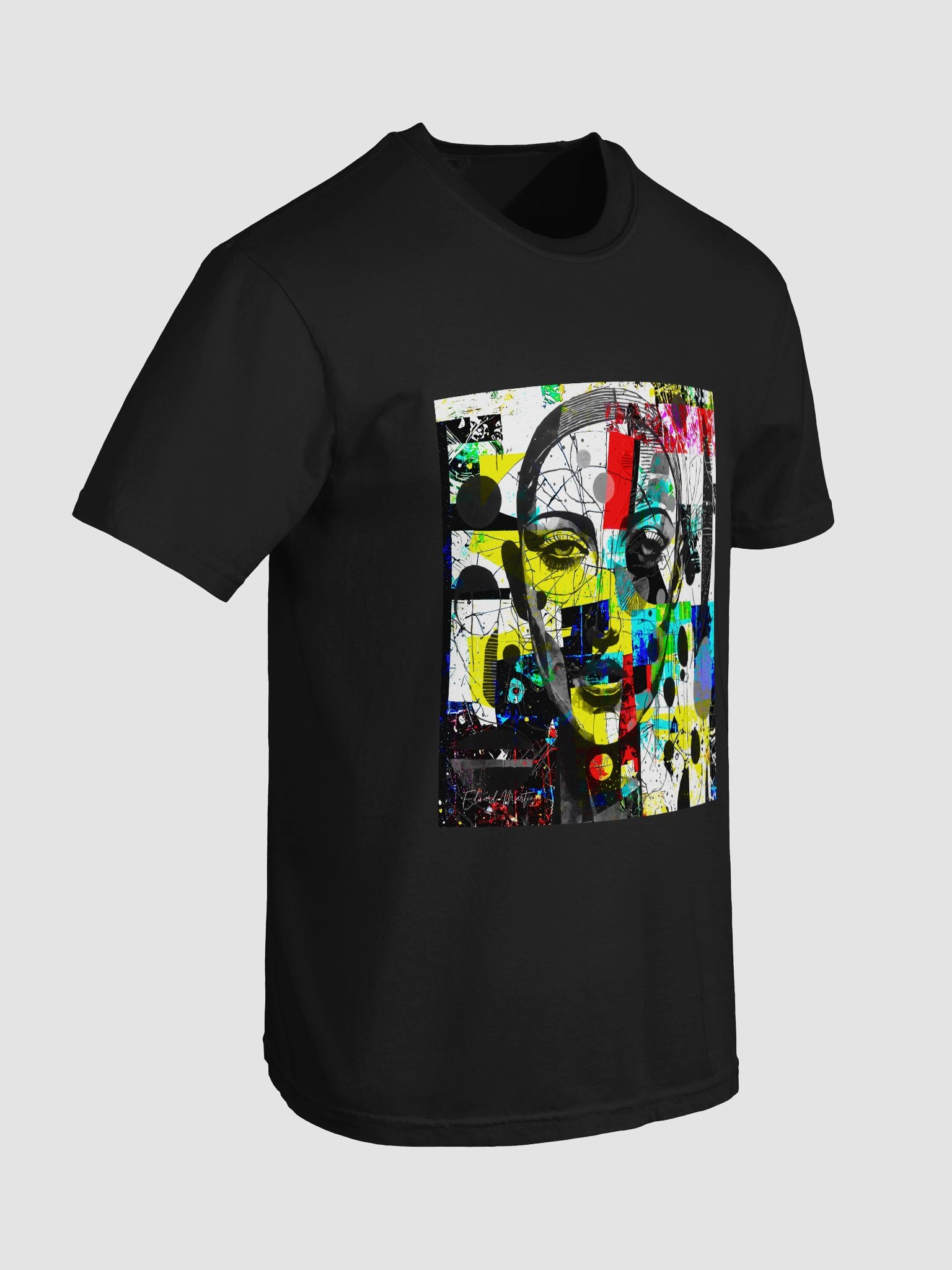 Geometric Fusion Abstract T-Shirt product image (110)