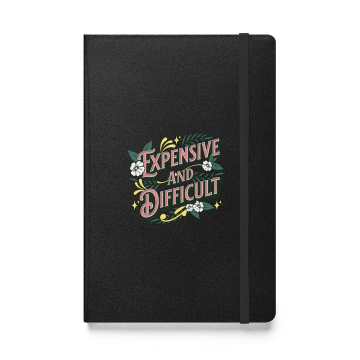 Expensive And Difficult Hardcover Bound Notebook product image (1)