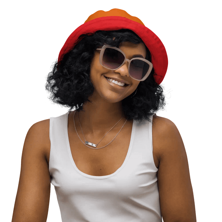 Sunny California Red/Orange Reversible Bucket Hat product image (2)