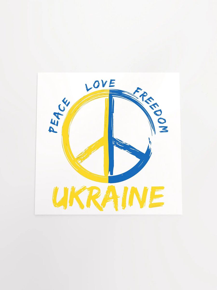 PEACE LOVE FREEDOM UKRAINE product image (16)