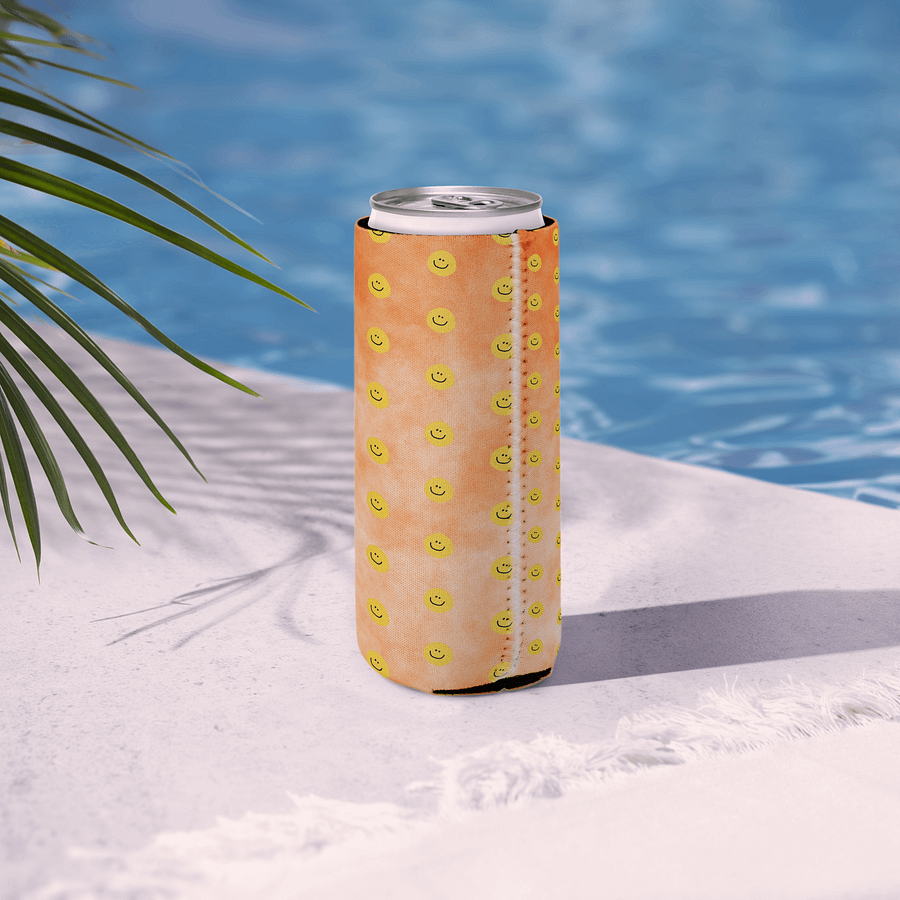 Smiley Tie Dye Coozie - Orange product image (6)