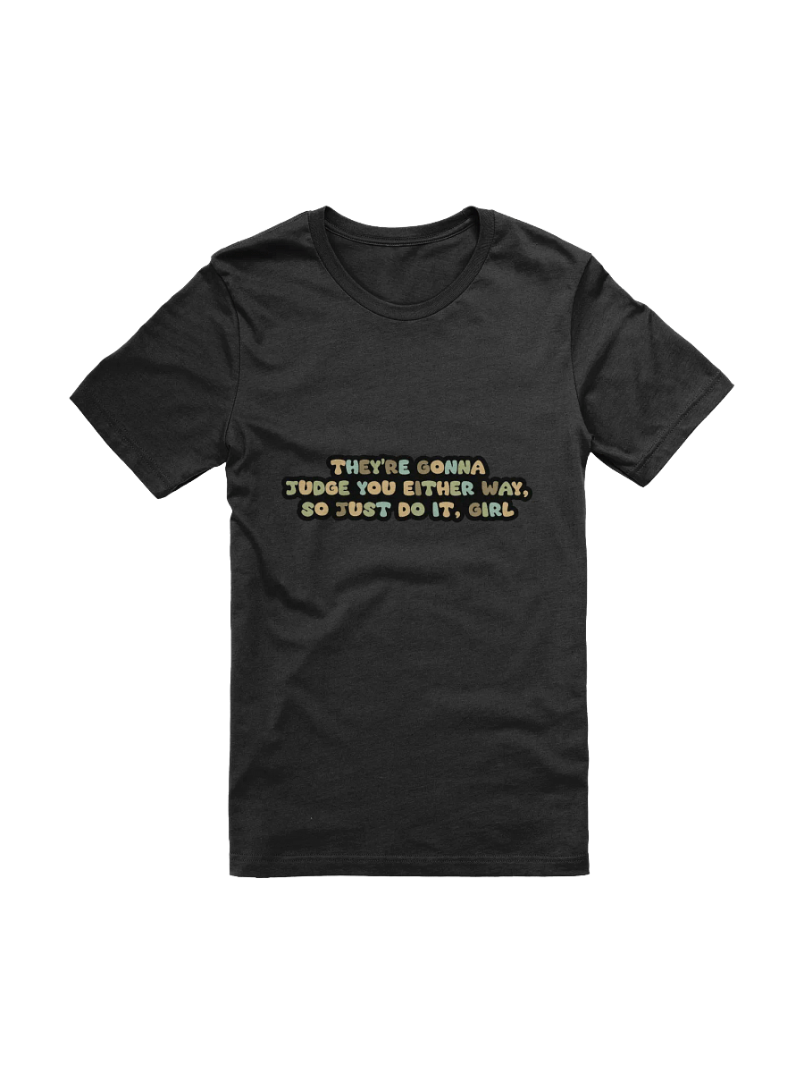 Just Do It, Girl Black T-Shirt product image (9)