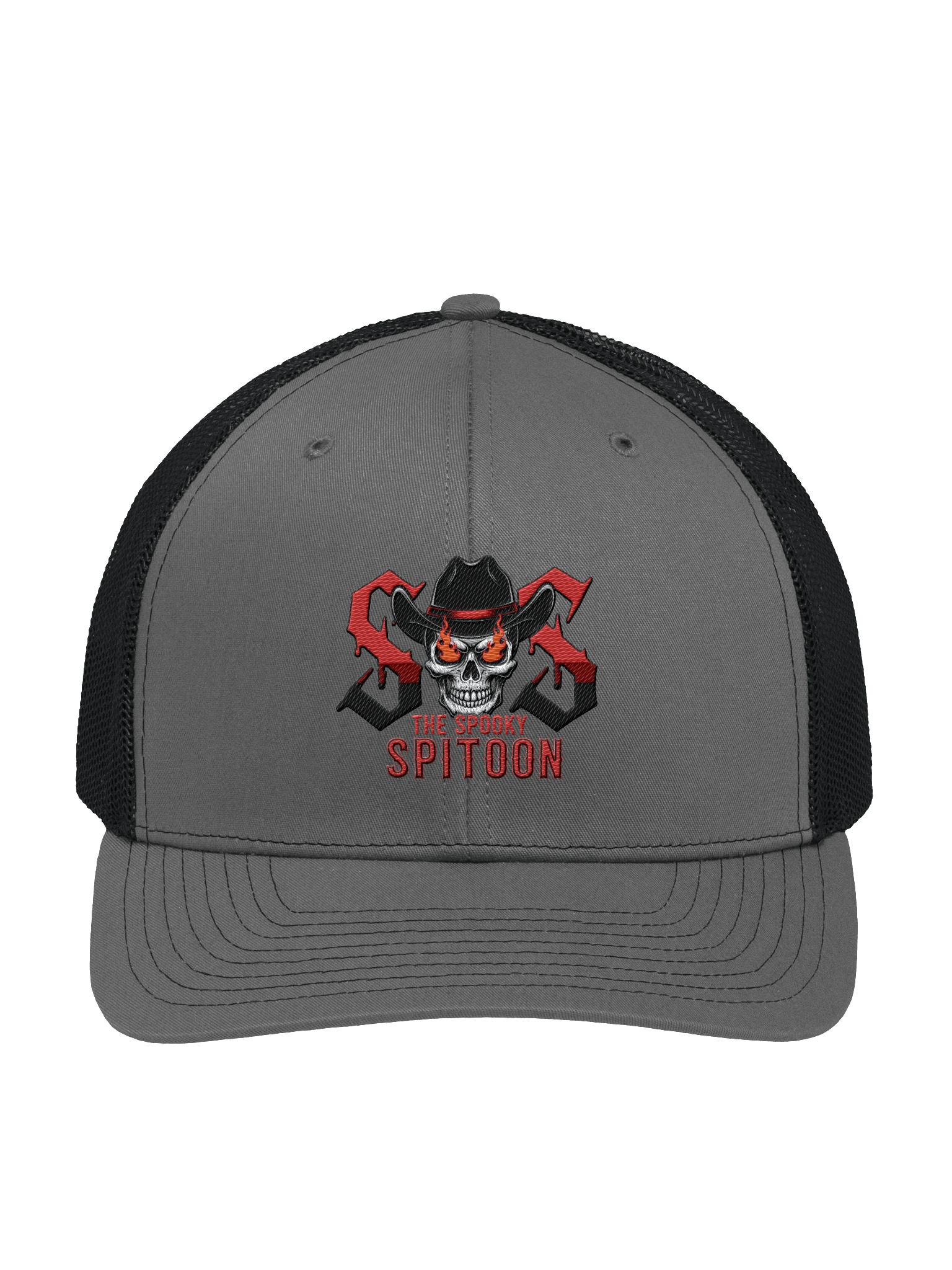 spooky spitoon grey hat product image (1)