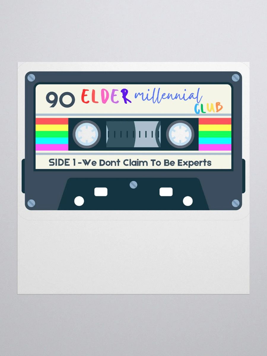 Retro Cassette Tape Kiss Cut Sticker product image (4)