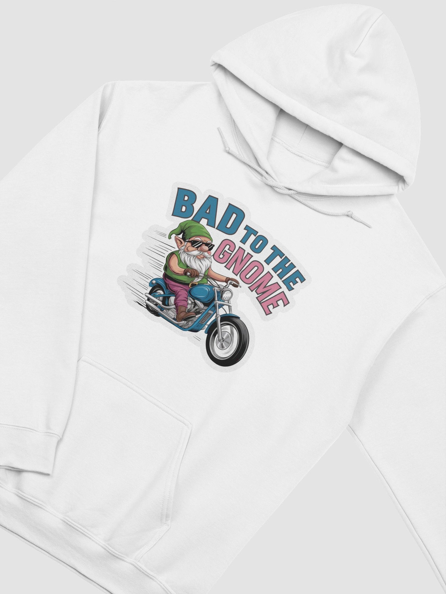 Bad to the Gnome Motorcycle Hoodie product image (2)