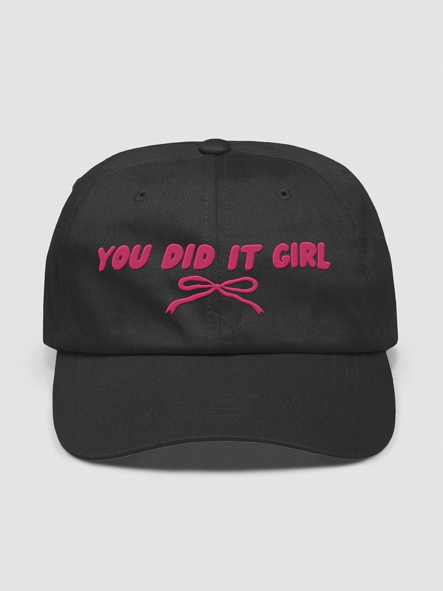 You Did it Girl Bow - Hot Pink/Black product image (1)