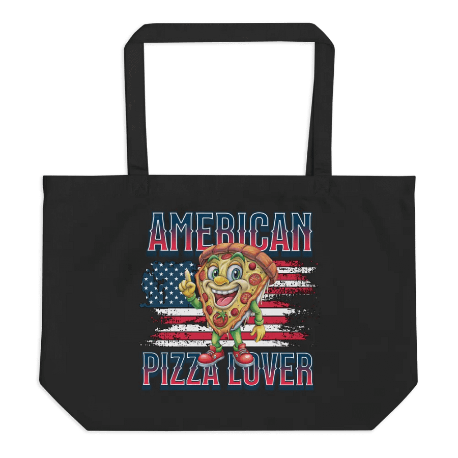 American Pizza Lover Eco Tote product image (1)