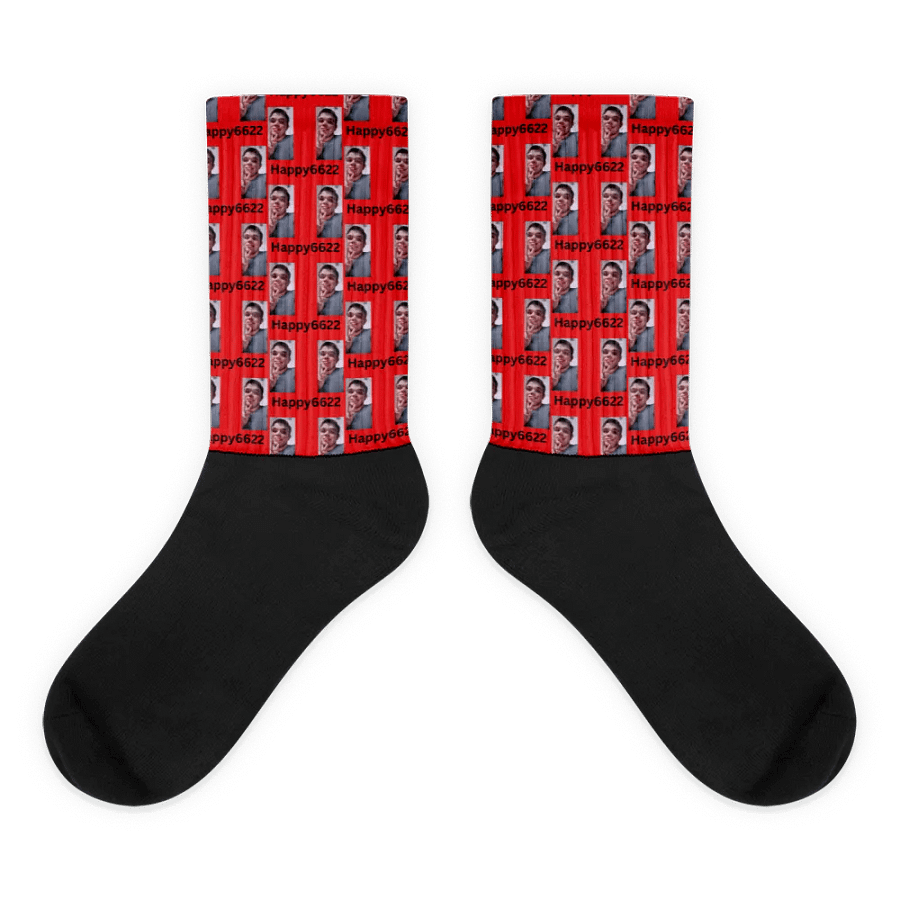 Peace Sign Smiles Sublimated Socks product image (1)