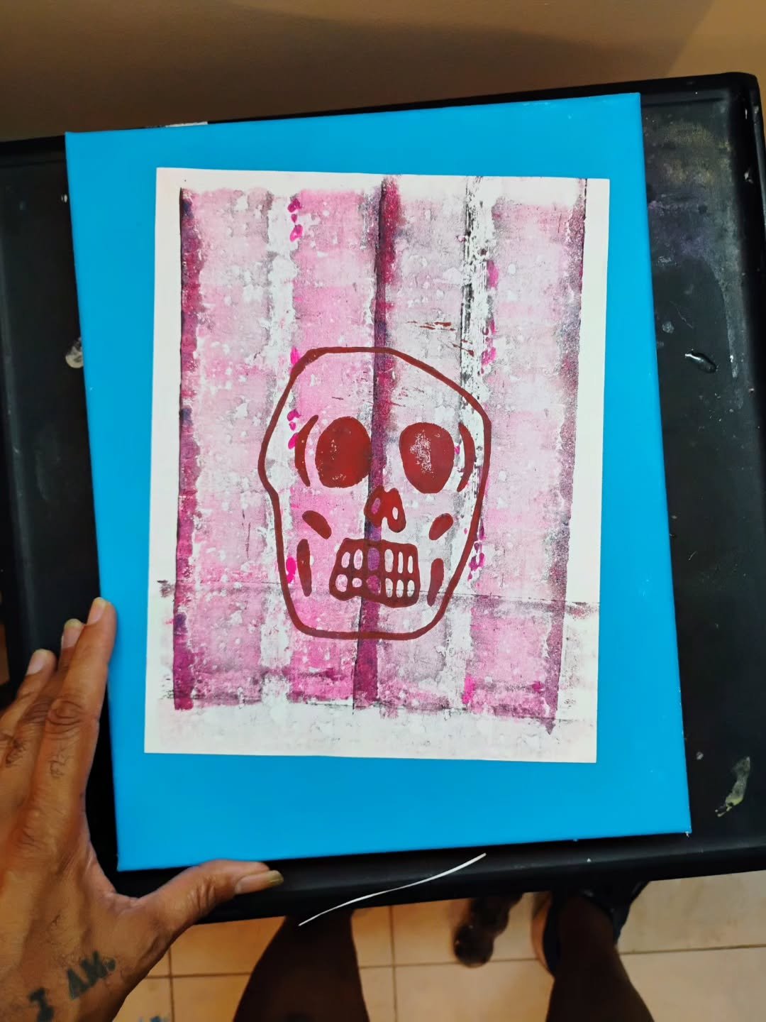 Skull Factory Ink-block Print product image (1)