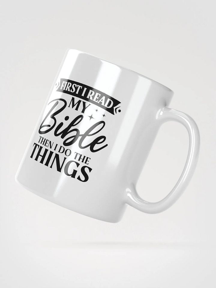 First I Read My Bible Christian Mug product image (5)