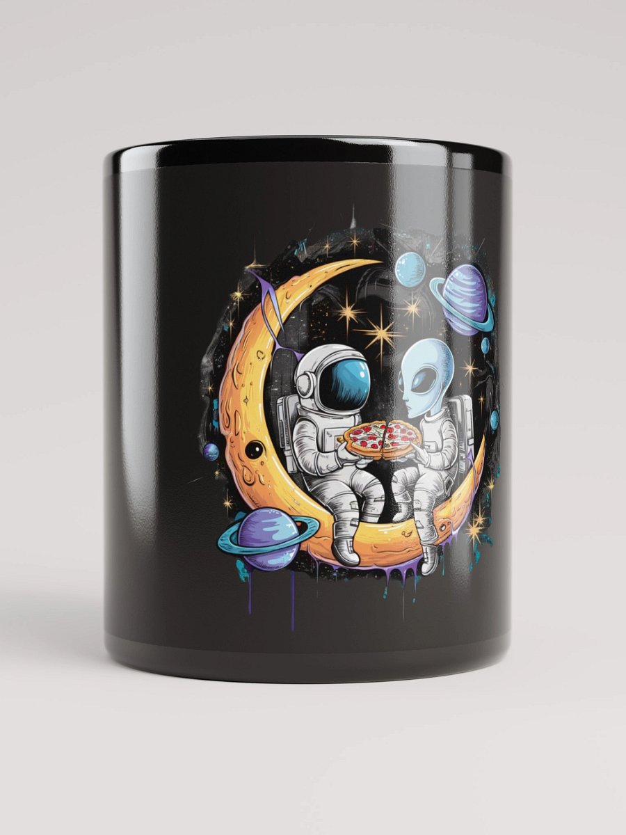 Space Pizza Party: Astronaut and Alien Enjoy a Slice on the Moon for Sci-Fi Lovers T-Shirt Hodies mens womens fit many item,color,size product image (10)