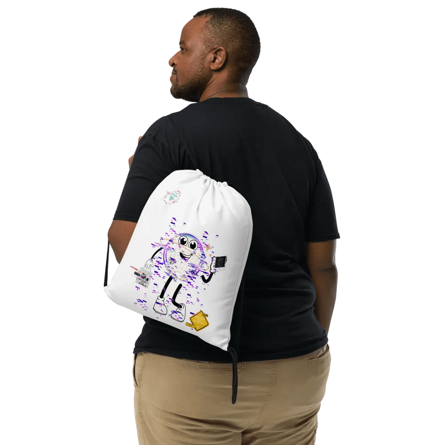 Glitch W0rLD Gym bag product image (6)