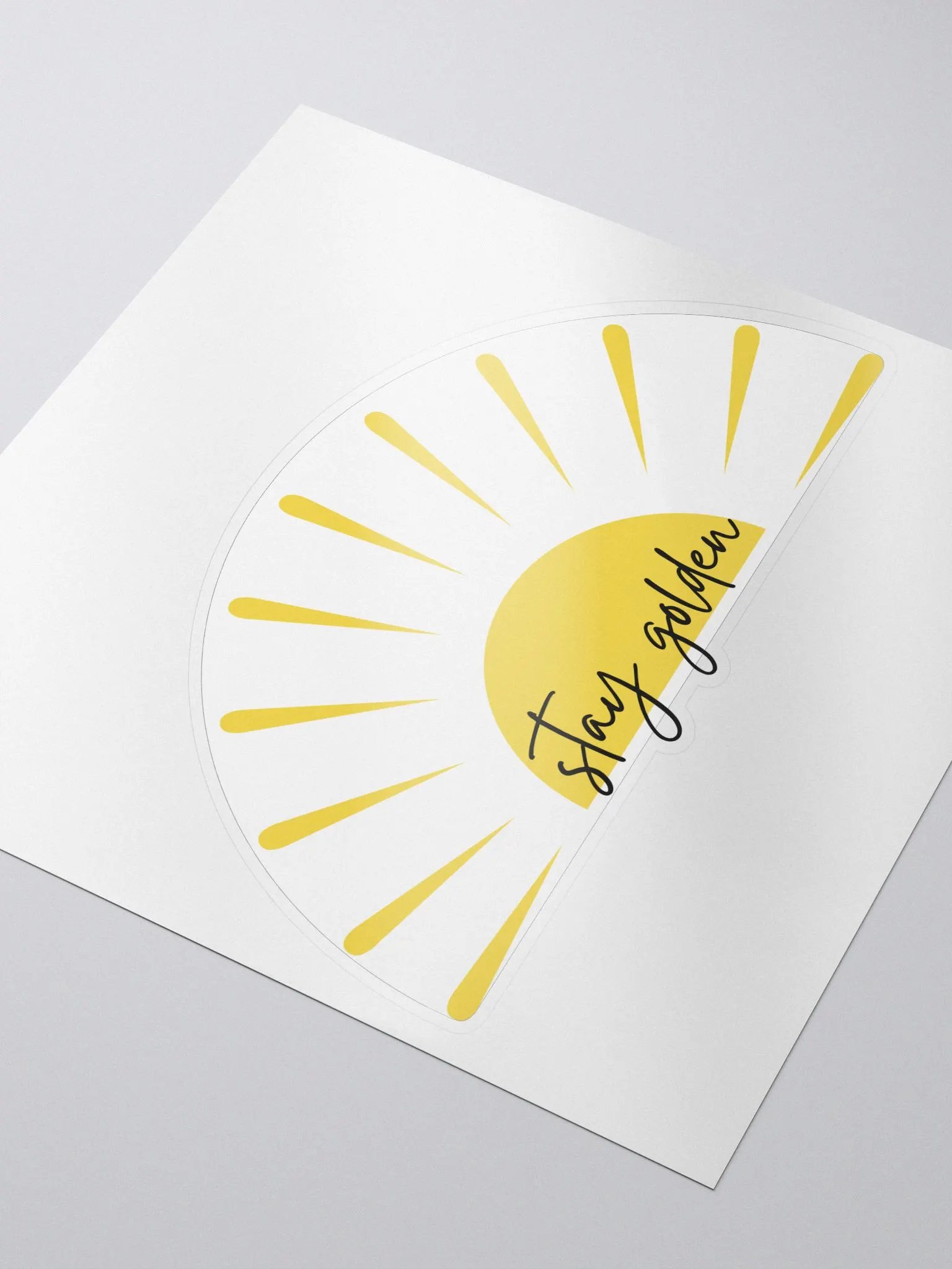 Stay Golden Kiss-Cut Sticker product image (3)
