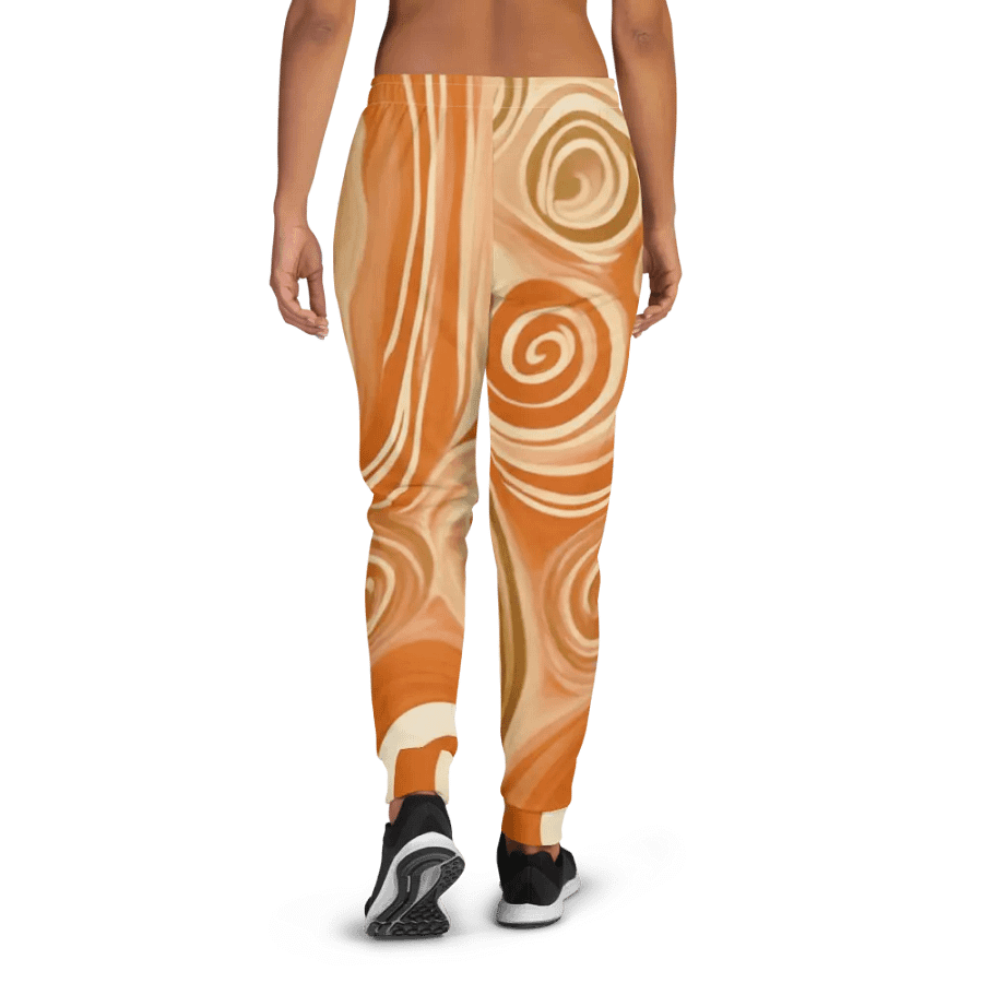 Funky Latte Liquid Tie-Dye Women's Joggers product image (4)