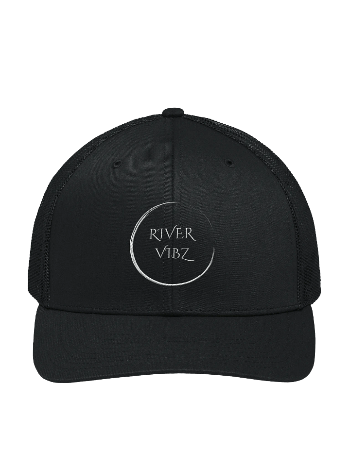 Faded White Circle River Vibz Trucker Hat product image (1)