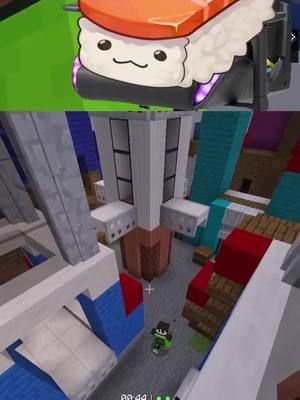 being chased by @Graaavel :] while practicing for #mccrising3 ... #minecraftchampionships #pngtuber #vtuber #sushi #twitchclips #minecraftparkour 