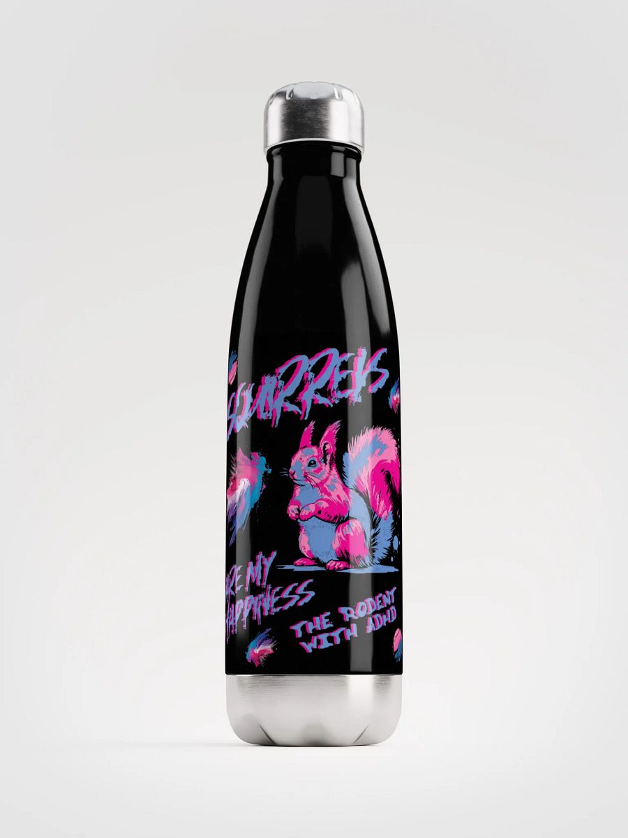 SQUIRRELS ARE MY HAPPINESS Stainless Steel Bottle product image (1)