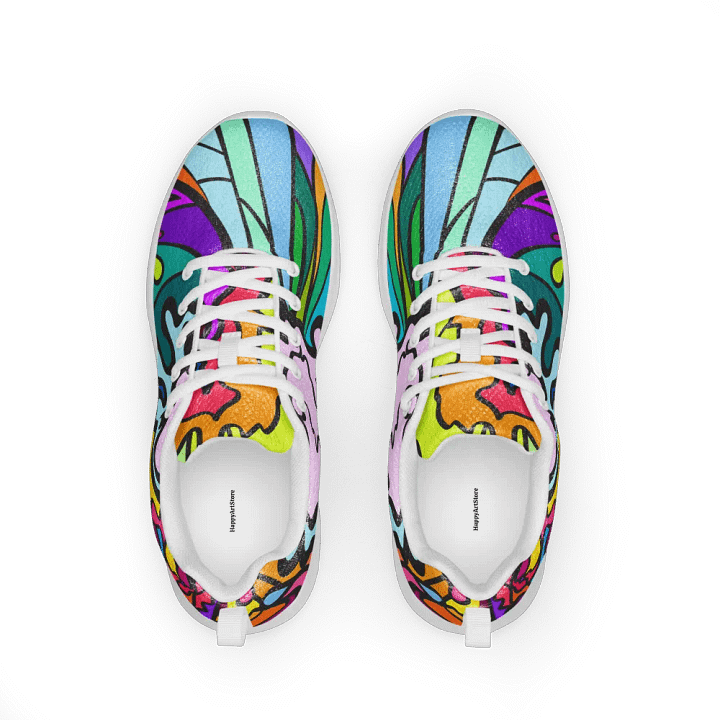 Energize Your Stride: Vibrant Women's Athletic Shoes - Wave at Sunset product image (1)