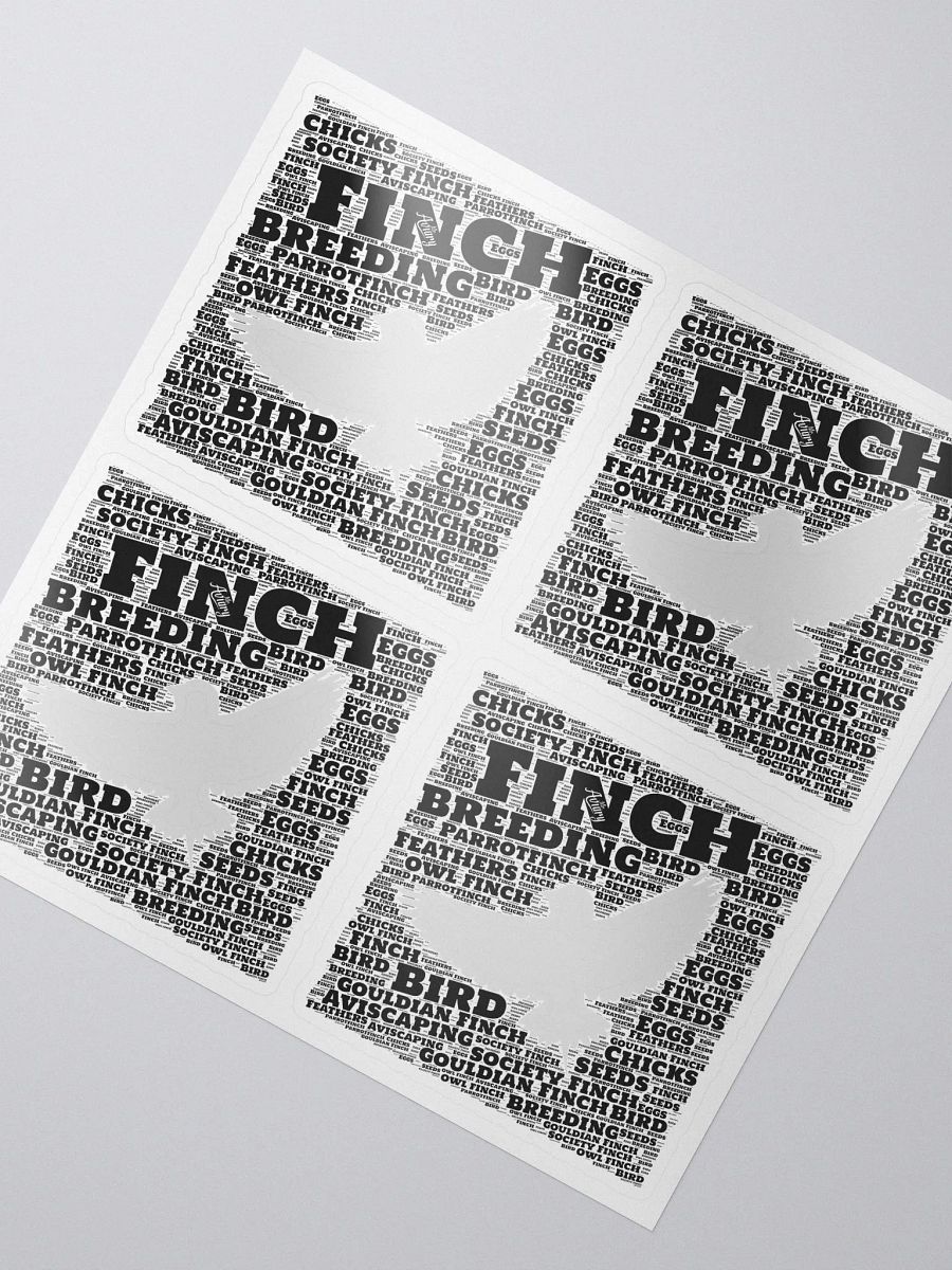 Finch Breeding stickers product image (2)