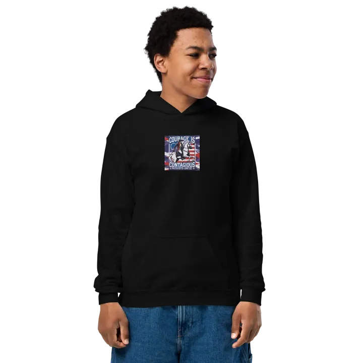 Courageous Patriots Youth Hoodie product image (2)
