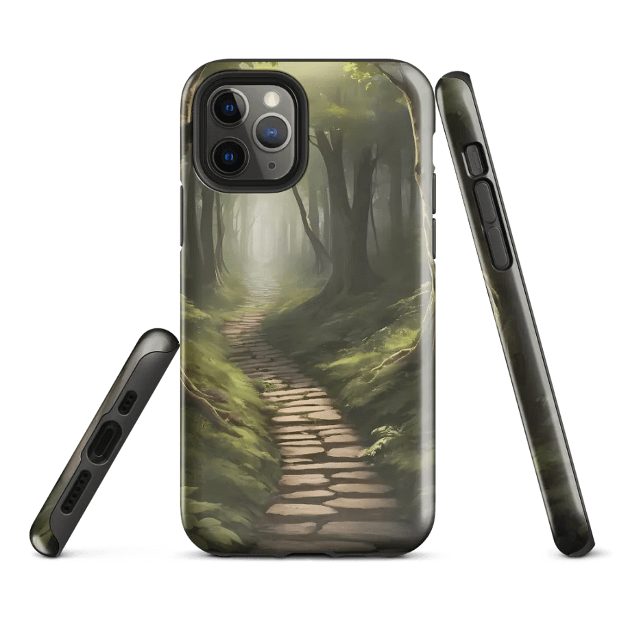 Woodland Stepping Stone Path iPhone Case product image (2)