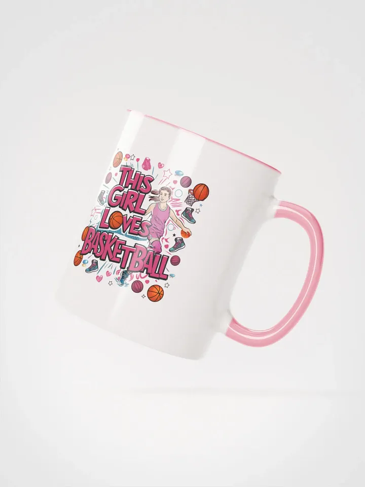 This girl Loves basketball mug product image (2)