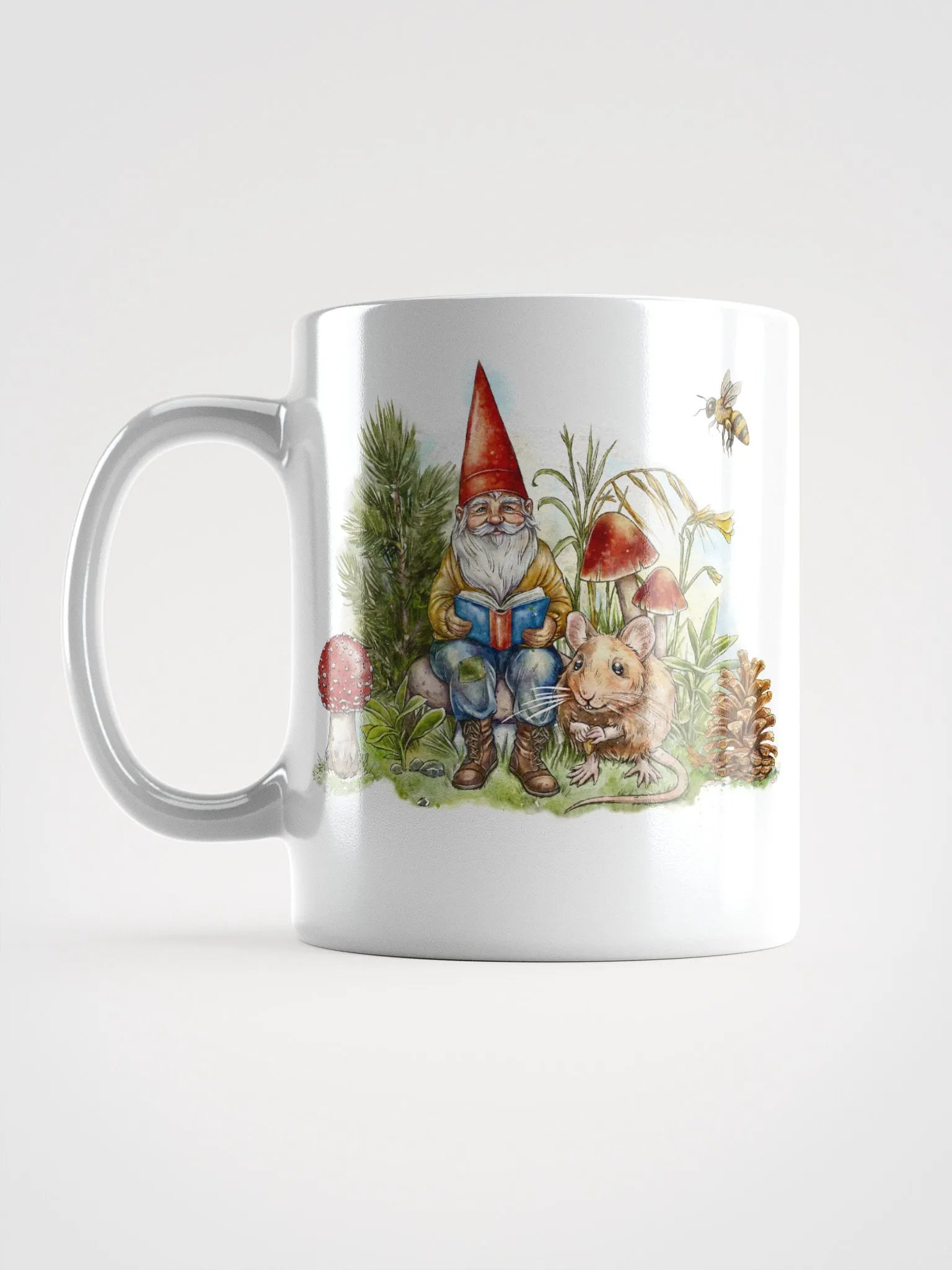 Garden Reading Gnome Mug product image (3)