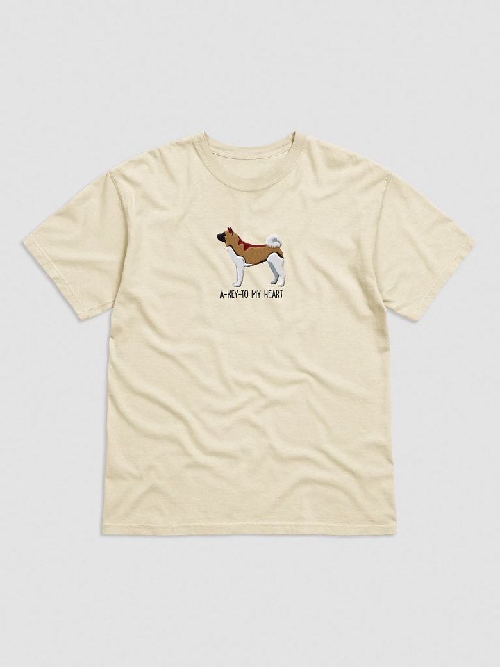 A-Key-To My Heart T-Shirt(Embroidered) of an American Akita product image (25)