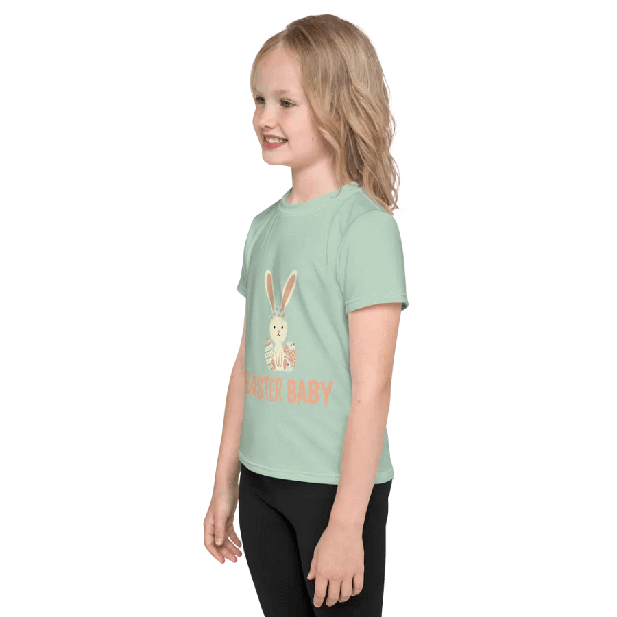 Easter Baby Bunny All-Over Print Kids T-Shirt product image (3)