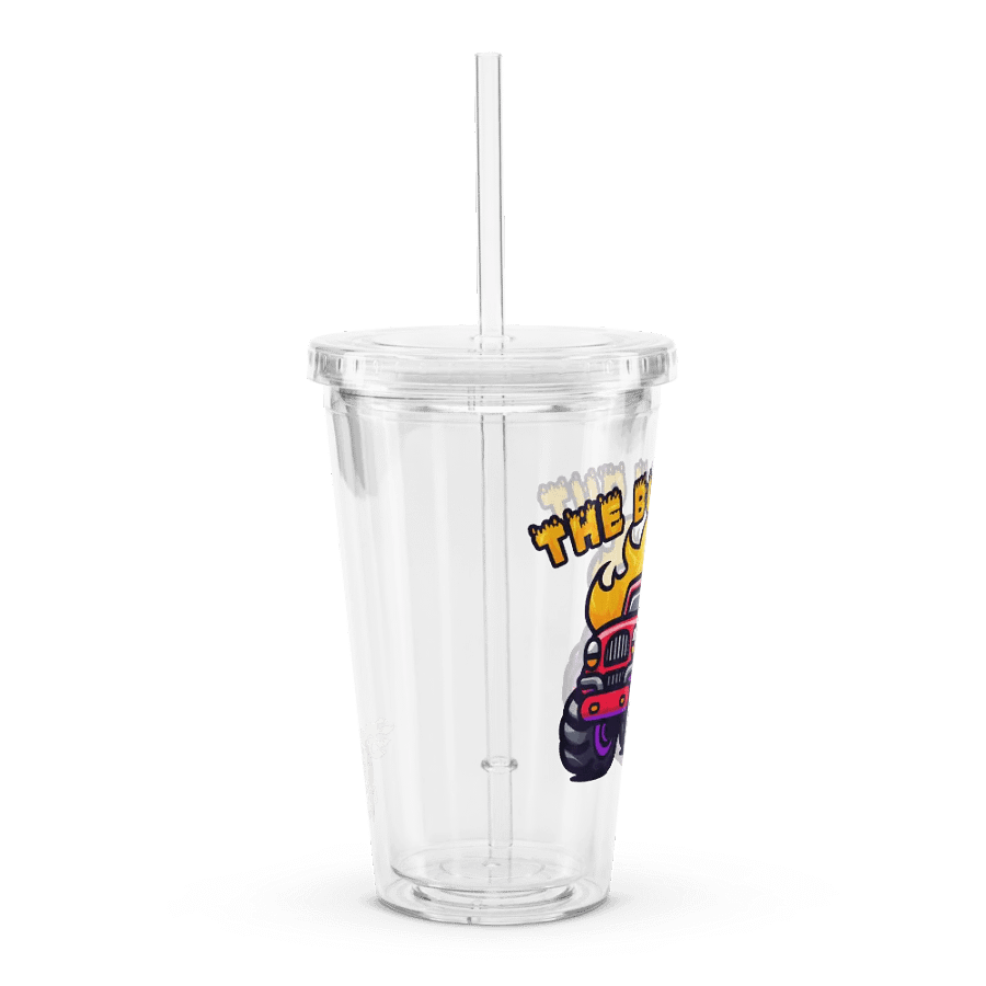 The Burn Out - Double Wall Clear Plastic Tumbler product image (5)