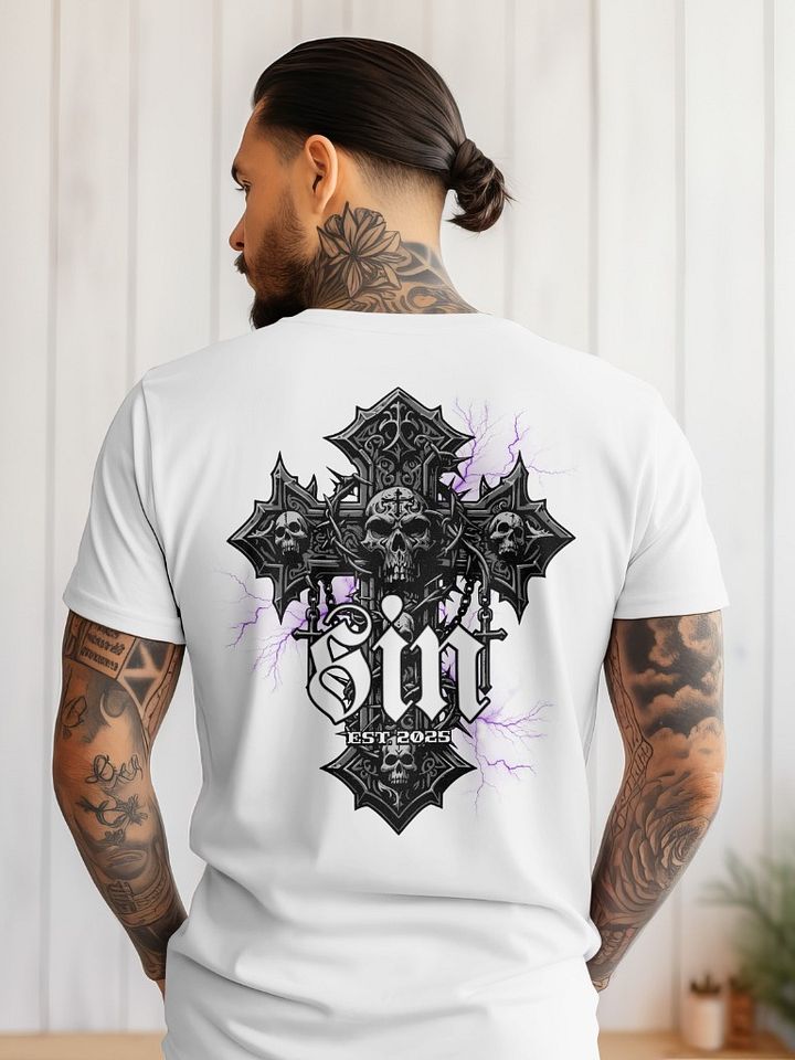 Flash Skull Sin | Gildan Unisex Softstyle T-Shirt product image (1)