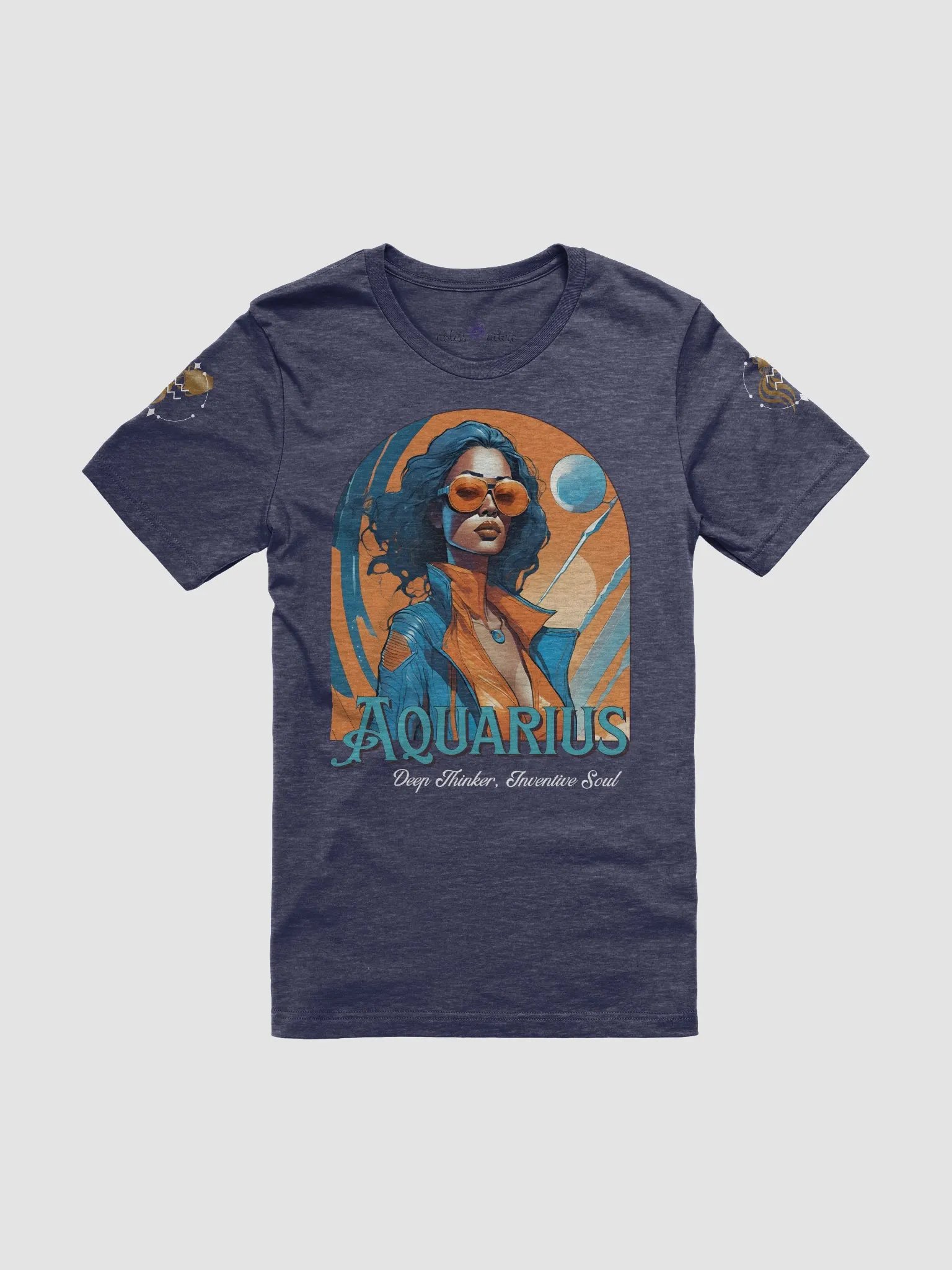 Celestial Aquarius Woman T-Shirt product image (3)