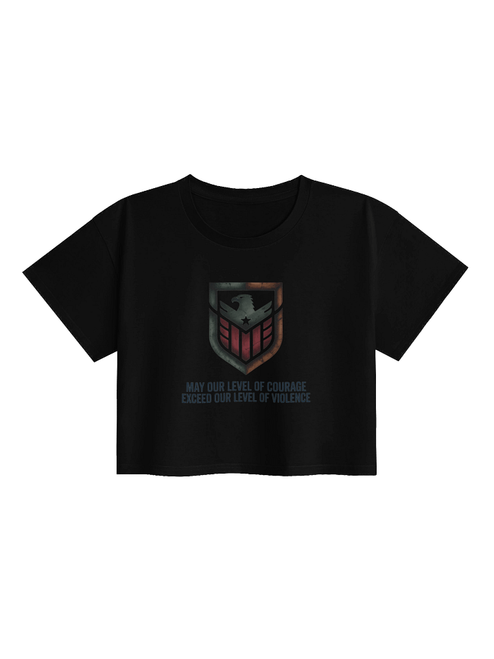Courage Emblem Women's Crop Top product image (3)
