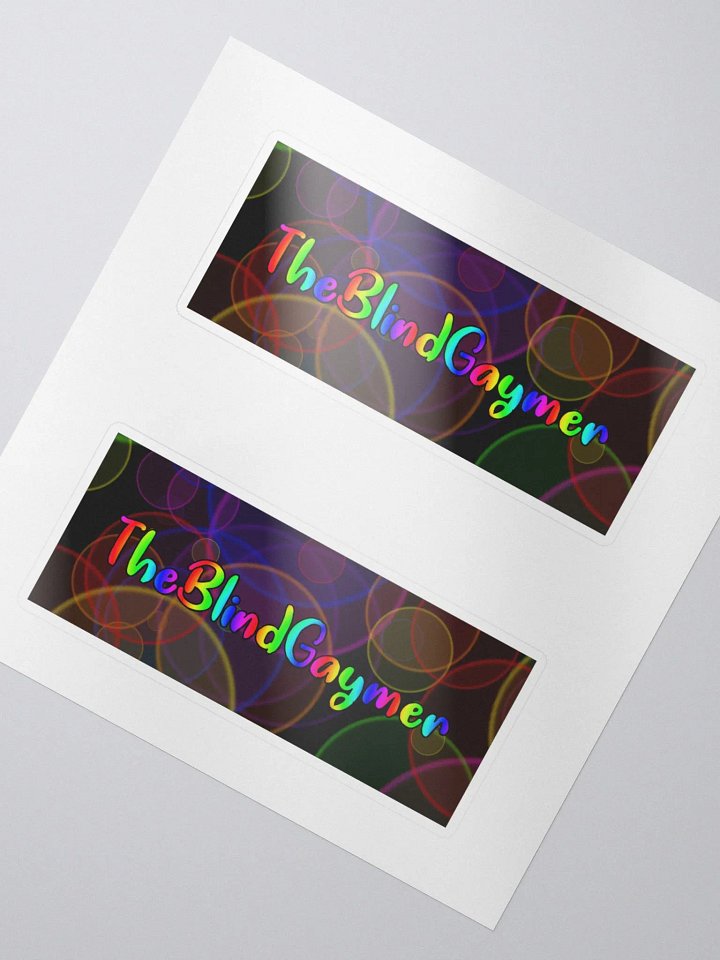2 TheBlindGaymer Stickers product image (2)