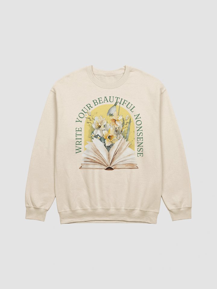 Write Your Beautiful Nonsense Crewneck Sweatshirt product image (2)