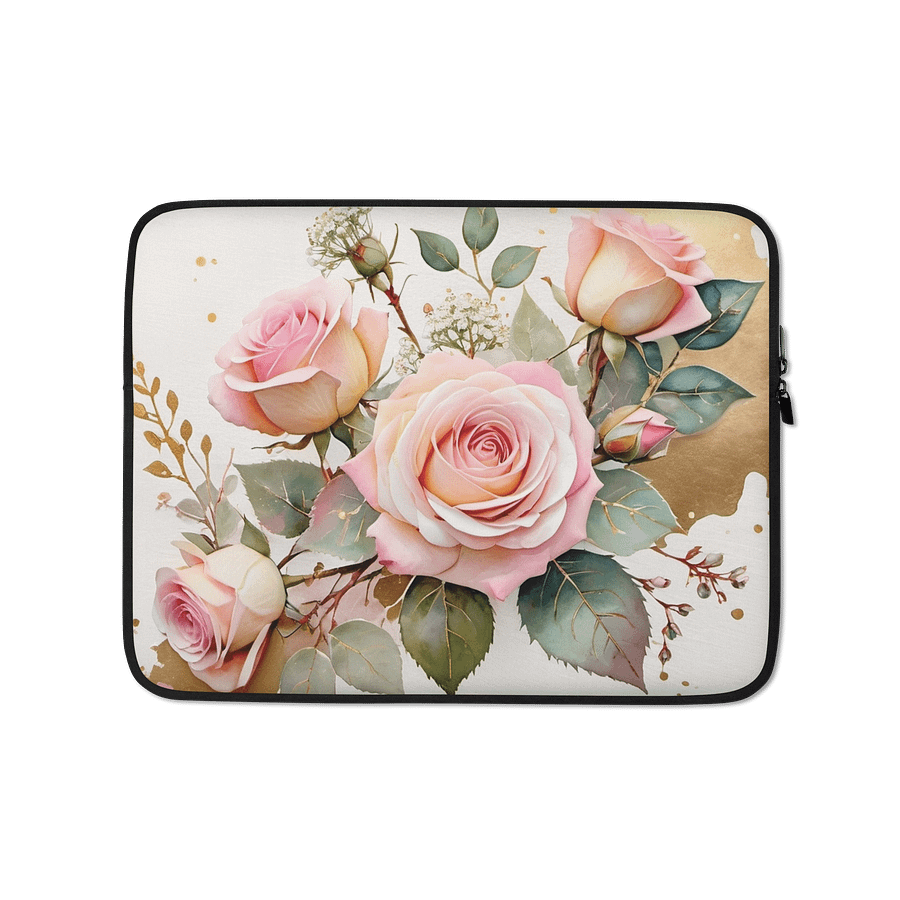 Golden Rose Laptop Sleeve product image (1)