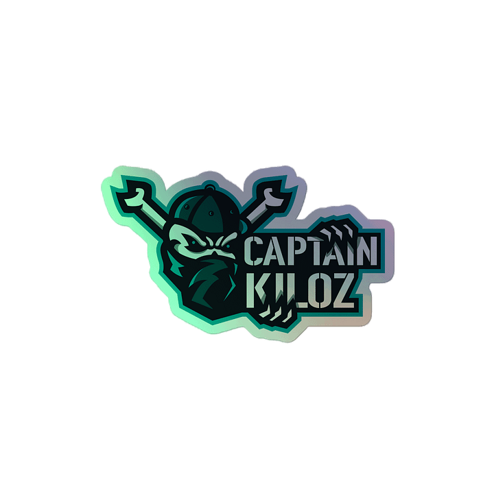 Holo Captain Kiloz Mascot Sticker product image (2)