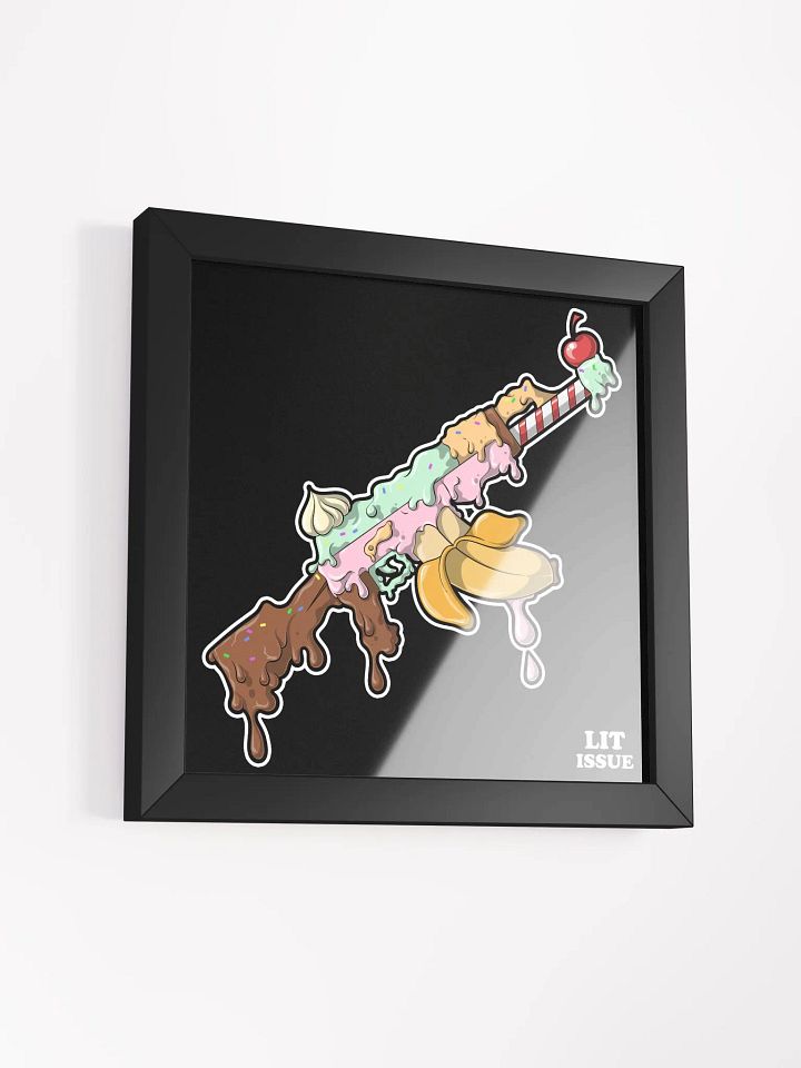 Sundae Shooter- Framed Print product image (2)