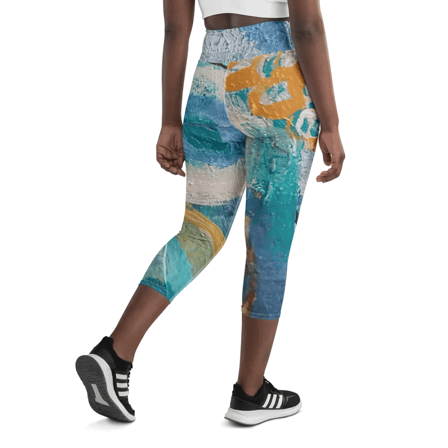 original artwork printed on yoga sports capri legginsg product image (8)