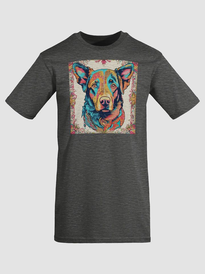 Vibrant Dog Portrait Tee product image (7)