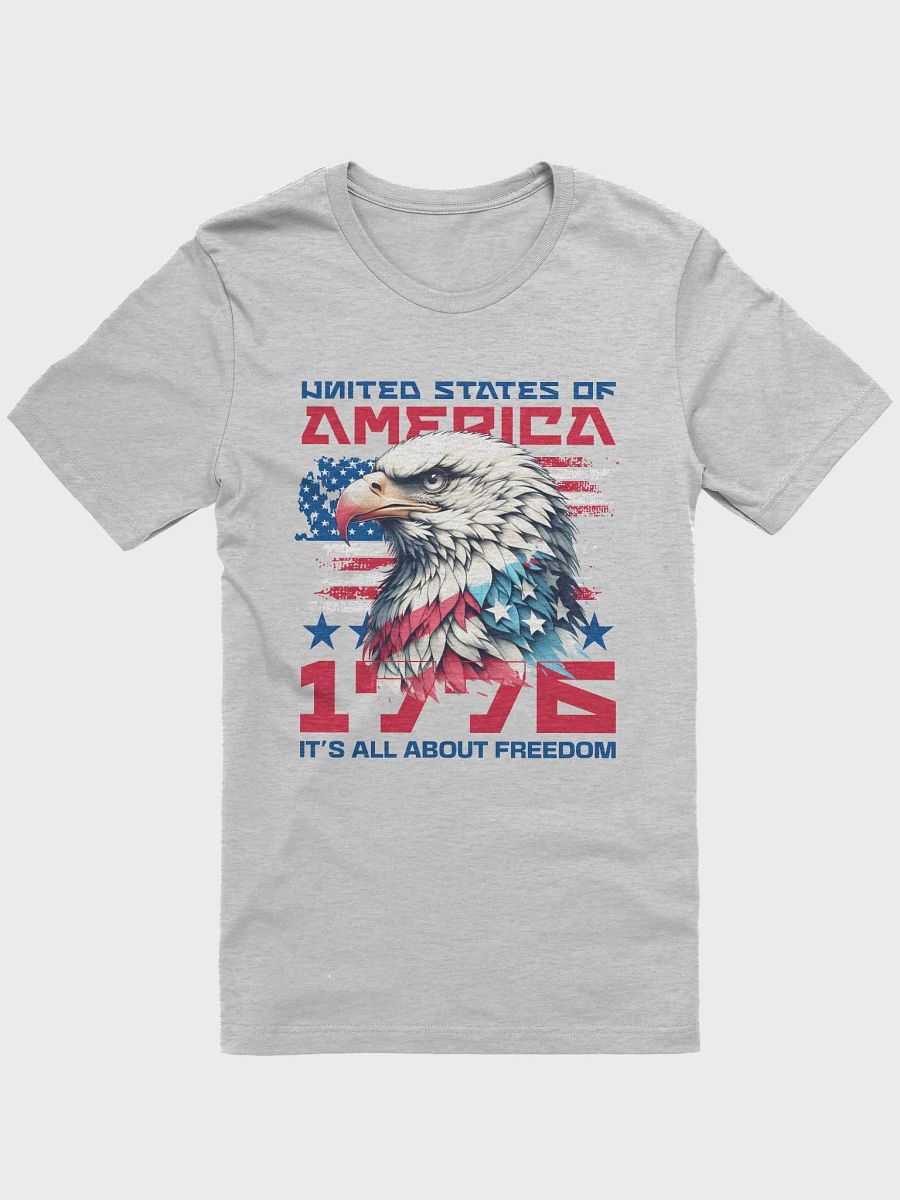 United state eagle shirt, USA freedom Tshirt, independence day retro tee product image (1)