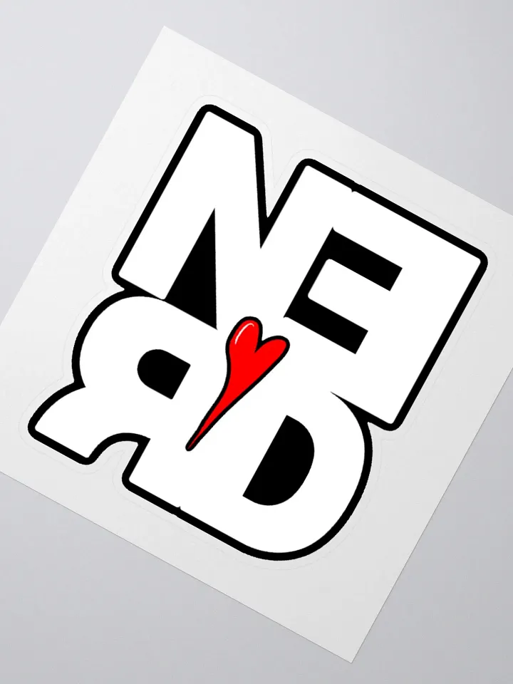 Nerd Heart Sticker product image (4)