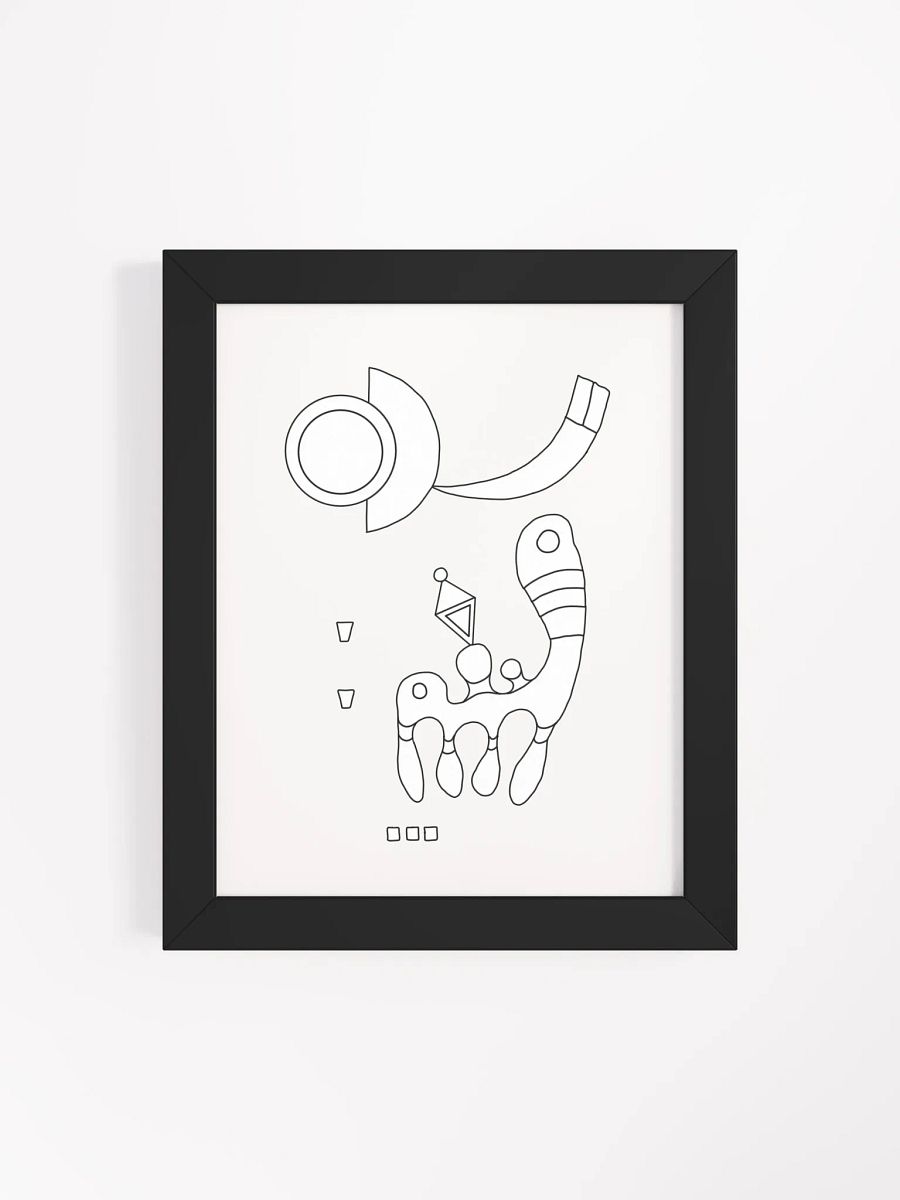 Color-Your-Own Kandinsky's Framed Poster! product image (23)
