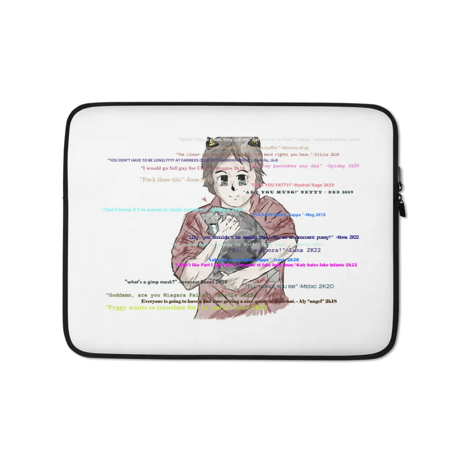 Nova with Lily & quotes laptop cover product image (1)