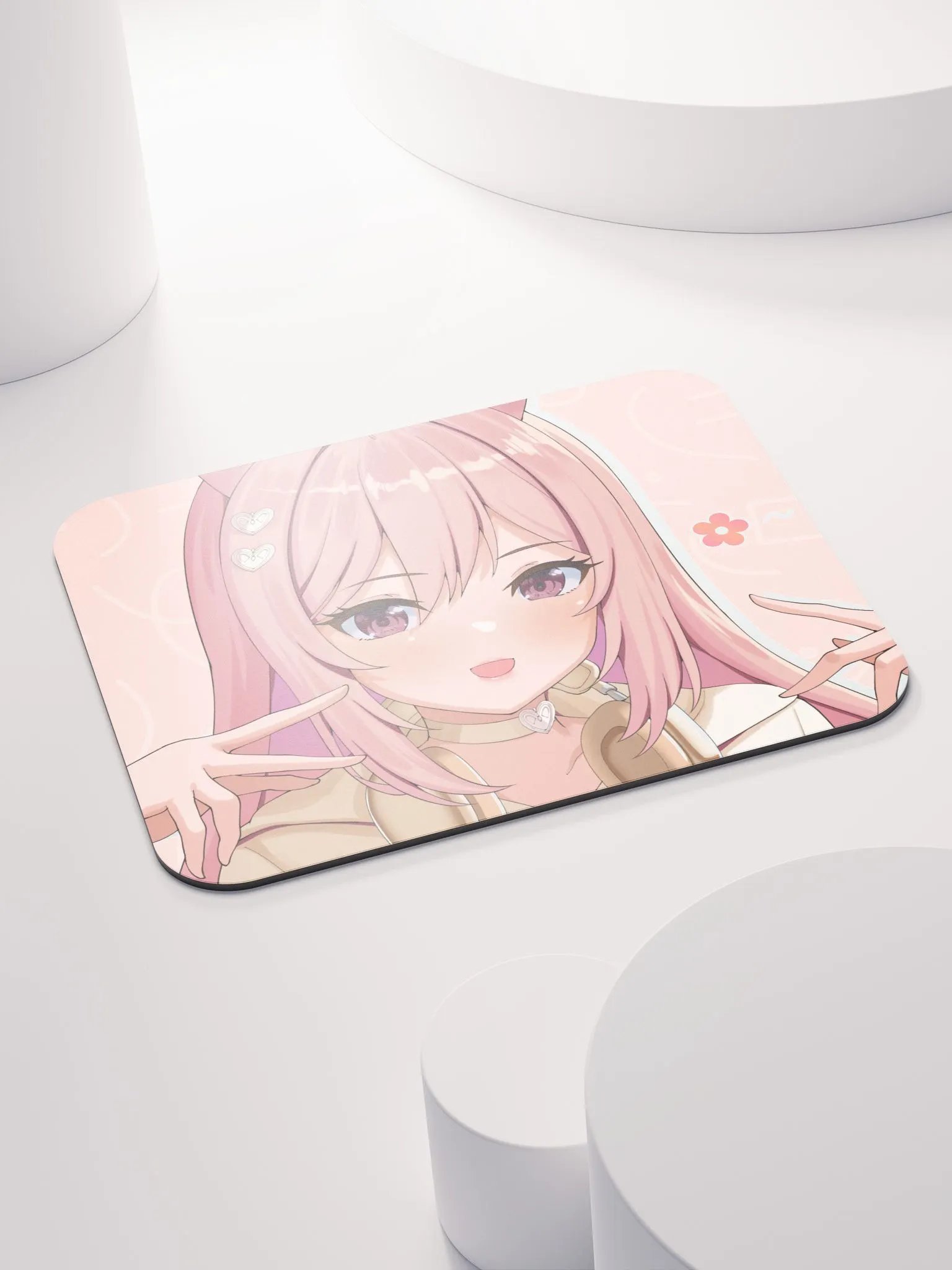 Dweeby Mousepad, Classic, Peace Pink product image (4)
